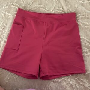 Sincerely Jules Vibrant Pink Athletic Shorts